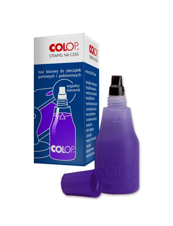 Colop - tusz do pieczątek 25ml  (fioletowy)