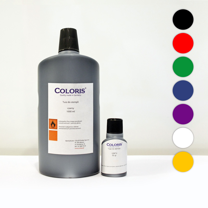 Coloris - tusz do śliskich powierzchni - 4713 CO 50ml (czarny)