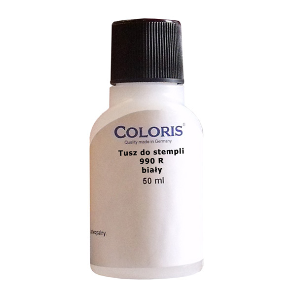 Coloris - tusz do metalu i tworzyw - 990 50ml (czarny)